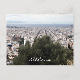 Cartão Postal vista de atenas