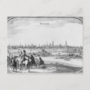 Cartão Postal Vista de Bruges