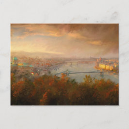 Cartão Postal Vista de Budapeste