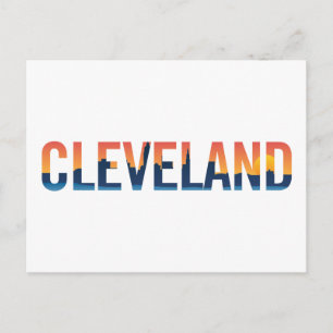 Cartão Postal Vista de Cidade do Paisagem   Cleveland, Ohio