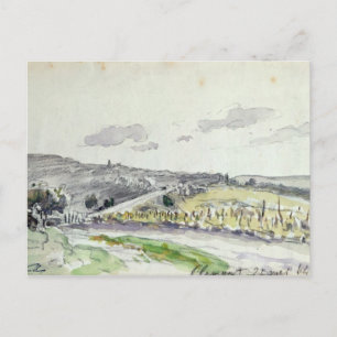 Cartão Postal Vista de Clamart, 1864