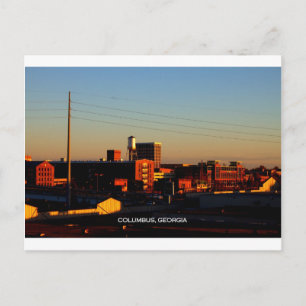 Cartão Postal Vista de Columbus, GA de Phnix City, AL