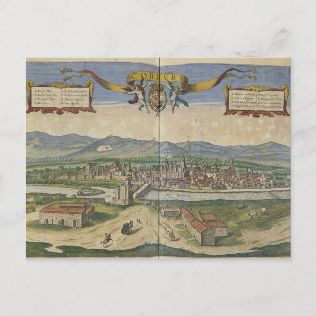 Cartão Postal Vista de Córdova (Frente)
