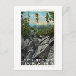 Cartão Postal Vista de Entrada de um Antigo Gargalo Glacial