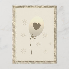 Cartão Postal Vista de Férias Douradas