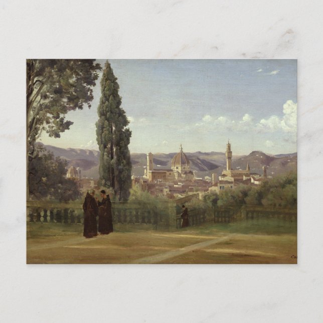Cartão Postal Vista de Florença (Frente)