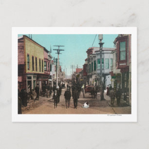 Cartão Postal Vista de Front StreetNome, AK