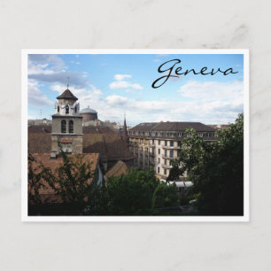 Cartão Postal vista de genebra