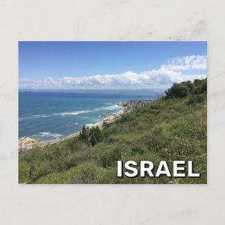 Cartão Postal Vista De Haifa, Baía De Israel