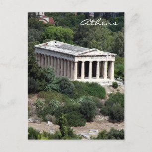 Cartão Postal vista de Hefesto Atenas