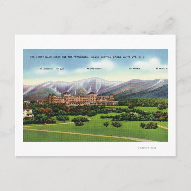 Cartão Postal Vista de Intervalo Presidencial (Frente)