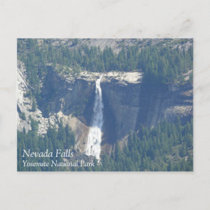 Cartão Postal Vista de Nevada Falls from Glacier Point, CA