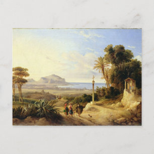 Cartão Postal Vista de Palermo, 1840