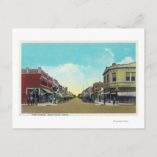 Cartão Postal Vista de Park Avenue Idaho Falls, ID