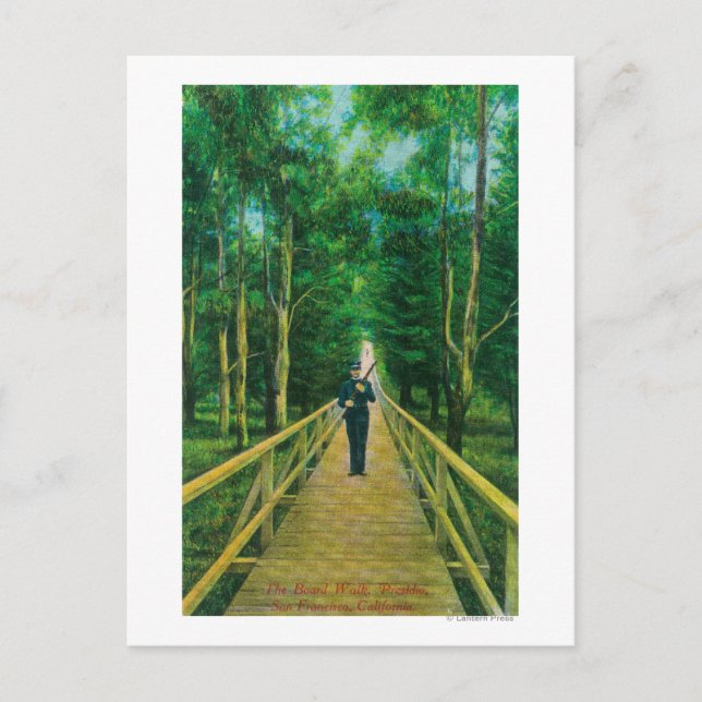 Cartão Postal Vista de Passeio no Presidio (Frente)