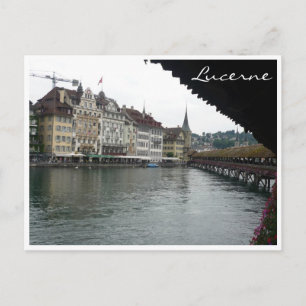 Cartão Postal vista de ponte de luzerna