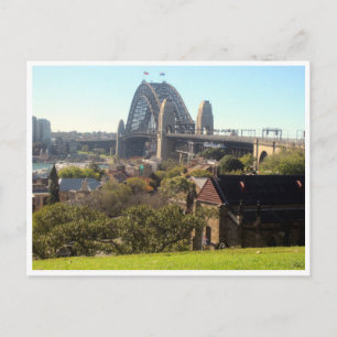 Cartão Postal vista de ponte sydney harbor