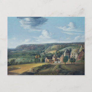 Cartão Postal Vista de Potrel Manor, perto de Dragey na Normandi
