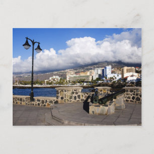 Cartão Postal Vista de Puerto de la Cruz da Plaza de Europa