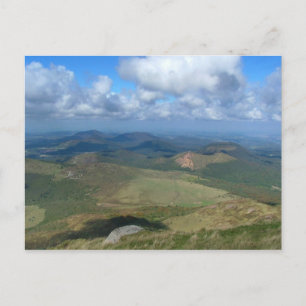 Cartão Postal Vista de Puy de Dôme