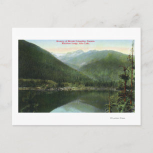 Cartão Postal Vista de Rainbow Lodge e Alta Lake