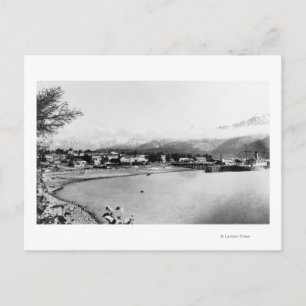 Cartão Postal Vista de Seward, Alaska PhotochartSeward, AK