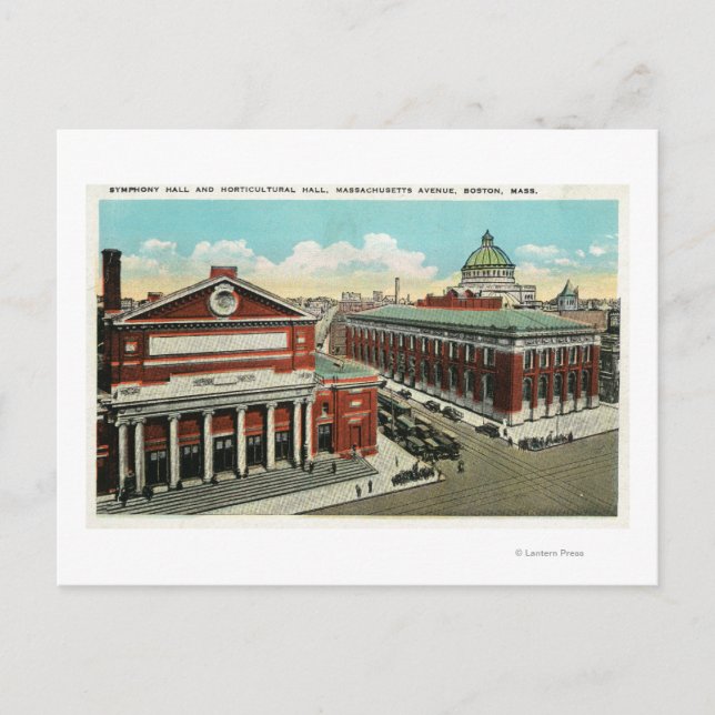 Cartão Postal Vista de Sinfonia, Horticultura da Avenida MÃE (Frente)