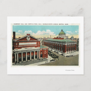 Cartão Postal Vista de Sinfonia, Horticultura da Avenida MÃE