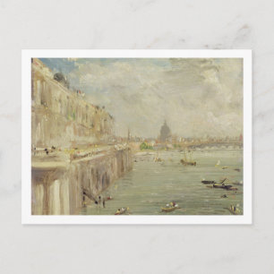 Cartão Postal Vista de Somerset House Terrace e Ruas.