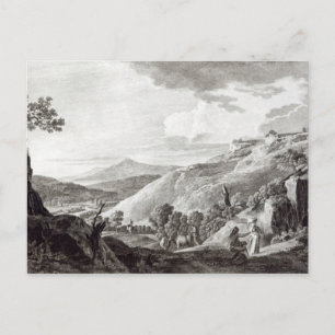 Cartão Postal Vista de Tarquinia e Corneto