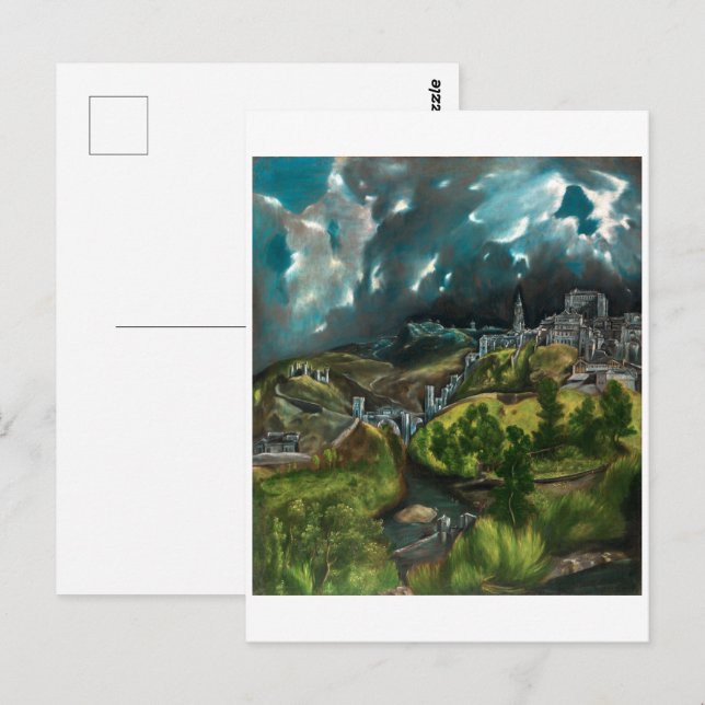 Cartão Postal Vista de Toledo | El Greco | (Frente/Verso)