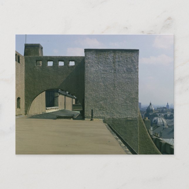 Cartão Postal Vista de um arco de telhado do oeste, construído e (Frente)