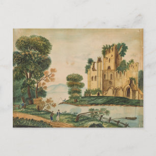 Cartão Postal Vista de um Castelo