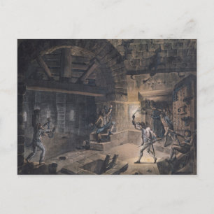 Cartão Postal Vista de uma célula na Bastilha