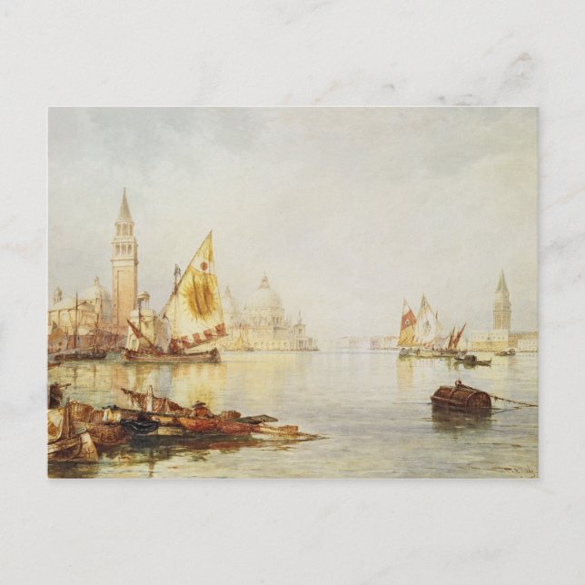 Cartão Postal Vista de Veneza (Frente)