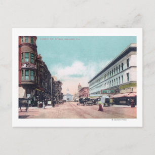 Cartão Postal Vista de Washington StreetOakland, CA