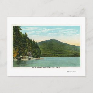 Cartão Postal Vista de Whiteface Mountain de Moose