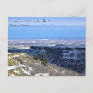 Cartão Postal Vista de Windy Saddle Park, Ouro, Colorado