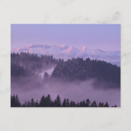 Cartão Postal Vista de Winter Tatras de Pieniny