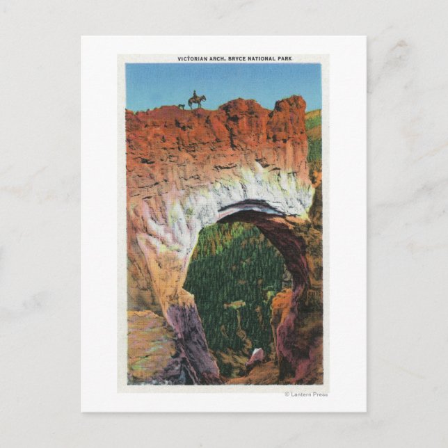 Cartão Postal Vista do arco vitoriano (Frente)