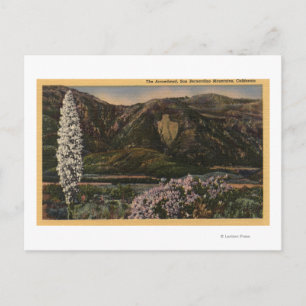 Cartão Postal Vista do Arrowhead - Montanhas de San Bernardino, 