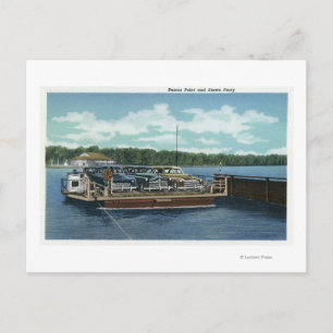 Cartão Postal Vista do Bemus Point e Stow Ferry