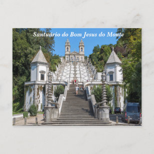 Cartão Postal Vista do Bom Jesus do Monte.
