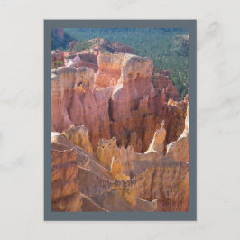 Cartão Postal Vista do Bryce Canyon com Pastel Hoodoos