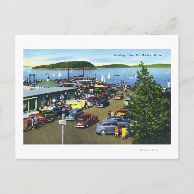 Cartão Postal Vista do Cais Municipal (Frente)