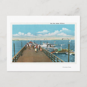 Cartão Postal Vista do Cais Salem Willows