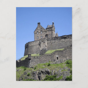 Cartão Postal Vista do Castelo de Edimburgo, Edimburgo, Escócia,