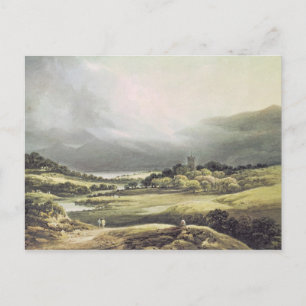 Cartão Postal Vista do Castelo Dunloe, Killarney, 1805