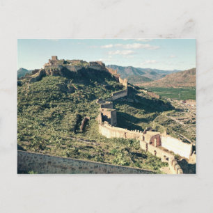 Cartão Postal Vista do castelo, século oitavo e 12