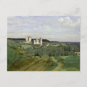 Cartão Postal Vista do Chateau de Pierrefonds, c.1840-45